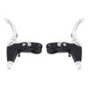 Bnineteenteam Brake Level,1 Pair Aluminium Alloy Mountain Road Cycling Brake Level Handles (4 Colors:Red,Blue,Black,Silver)(Silver) and Spare Parts view 1