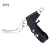 Bnineteenteam Brake Level,1 Pair Aluminium Alloy Mountain Road Cycling Brake Level Handles (4 Colors:Red,Blue,Black,Silver)(Silver) and Spare Parts view 3