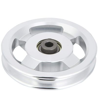 Alomejor Universal Aluminium Alloy Bearing Pulley Wheel Gym Accessory Diameter 90mm&115mm 2 Size for Fitness Equipment (90mm)