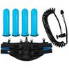 Action Village Paintball Deluxe Remote, 4+1 Harness & Dye Alpha Pods Starter Package - Assorted Colors (Blue Pods) view 1