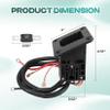 Drive-up 36V Powerwise Charger Receptacle for EZGO TXT Medalist Electric Golf Carts (Charger Receptacle) view 4