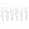 Alomejor 6PCS Billiards Net Hollow Out Pool Table Pocket Nets for Billiards Trainning Table Bag (White) view 1