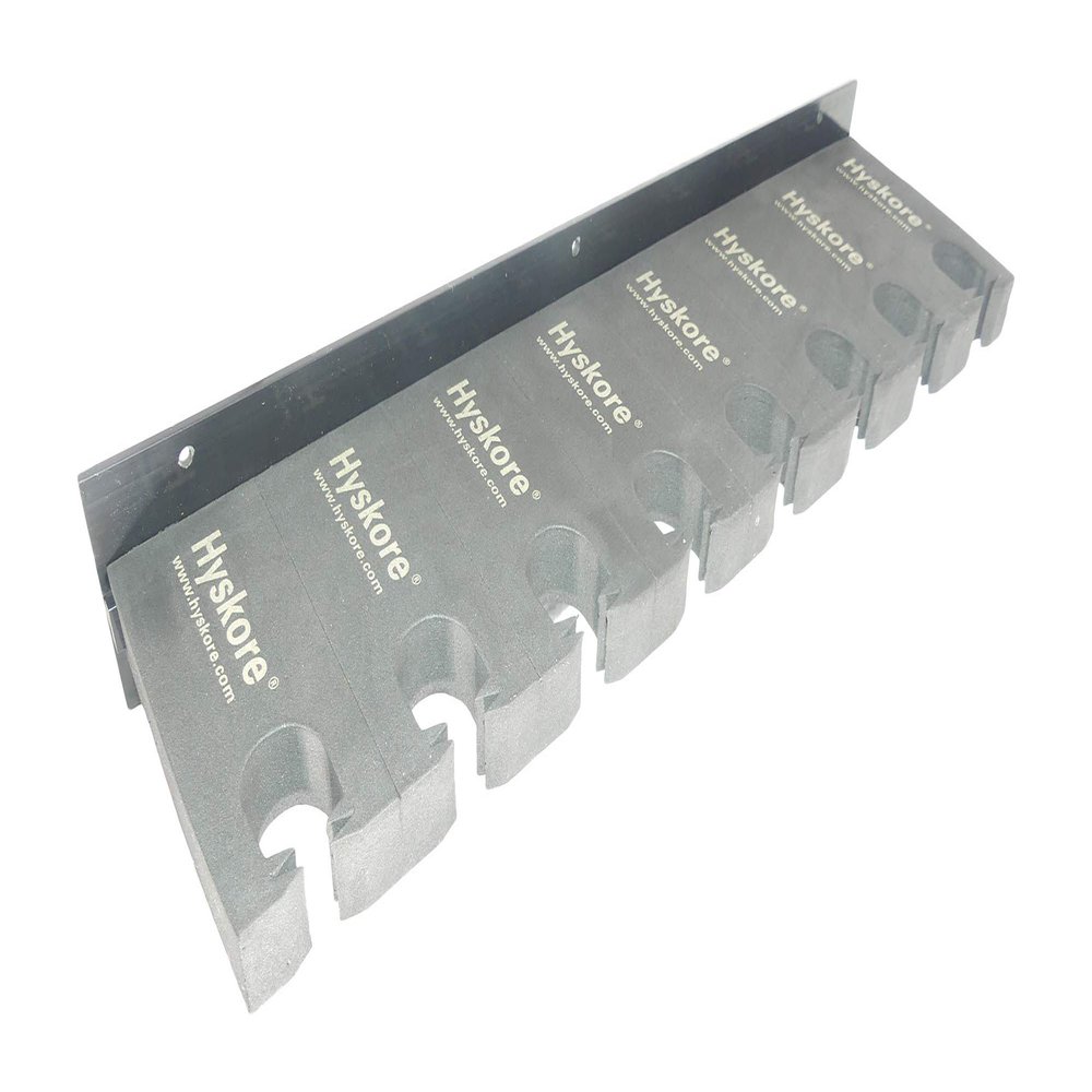 HYSKORE Gun Rack 30315 Heavy-Duty Wall Mount Storage for Rifles, Shotguns, Hunting Firearms with Scopes 8-Gun Foam Organizer for Gun Rooms, Safes, Cabins & Camps