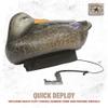 Rig'Em Right Waterfowl Pre-Rigged Duck Hunting J-Weights on 72 Inch Monofilament Mainline with Crimps, Bungee Cord and Decoy Rigging Swivels (6-oz Weights) view 3