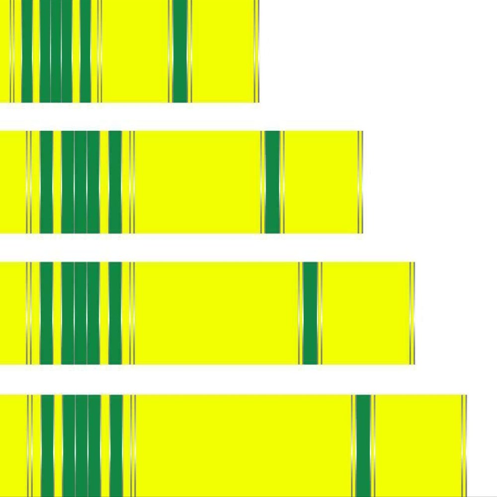 White Water Archery Fluorescent Neon Yellow Green Traditional 1 Arrow Wraps 15Pc (7, 1.25)