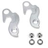 AUTUT 2 Pcs Bike Derailleur Hanger Frame Gear Tail Hook with Bolts for Cyclocross, Mountain, Road Racing Bike