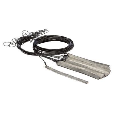 Rig'Em Right Waterfowl Pre-Rigged Texas Style Strap Weight Decoy Anchors for Duck Hunting (4-oz Strap Weight)