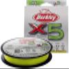 Berkley Jordan Lee x5 Braid Superline, Flame Green, 40-Pound Break Strength, 2188yd Fishing Line, Suitable for Freshwater Environments view 1