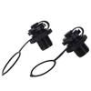 2-Pack Inflatable Boat Air Valve, ABS One-Way Screw Valve Replacement, 20mm Diameter, with Rubber Pad for Kayak, Raft, Pool, Dinghy view 1