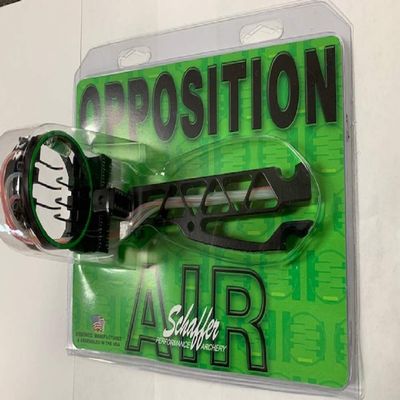 Schaffer Opposition Air Left Hand 6 pin Bow Sight, Black