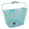 BIRIA Bicycle Basket with Quick Release Universal Bracket, Front Quick Release Basket, Removable, Wire Mesh Bicycle Basket, Blue view 1