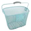 BIRIA Bicycle Basket with Quick Release Universal Bracket, Front Quick Release Basket, Removable, Wire Mesh Bicycle Basket, Blue view 2