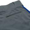 CHAMPRO Boys' Triple Crown Open Bottom Youth Baseball Pants, Graphite, Royal Pipe, X-Small view 4