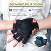 ATERCEL Workout Gloves for Men and Women, Exercise Gloves for Weight Lifting, Cycling, Gym, Training, Breathable and Snug fit (Red, M) view 3