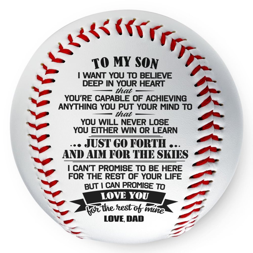 Baseball Gifts For Son From Dad, Personalized Gifts, Father And Son Gifts, To My Son Gifts For Adult Son, Bonus Son Gifts, Anniversary Graduation, Birthday Gifts For Him, Baseball Gifts For Teen Boys