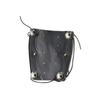 Leather Arm Guard Archery Arm Protector Arm Protection Bracer Arrow Bow Gear Accessories Adjustable for Hunting Shooting (Black) view 2