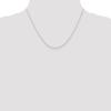 The Black Bow Sterling Silver Ohio State Dog Tag Pendant Necklace - 18 Inch view 2