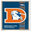 Trends International NFL Denver Broncos - Retro Logo 14 Wall Poster, 22.375" x 34", White Framed Version view 1
