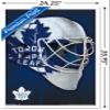 Trends International NHL Toronto Maple Leafs - Mask 16 Wall Poster, 22.375" x 34", White Framed Version view 3