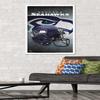 Trends International NFL Seattle Seahawks - Helmet 16 Wall Poster, 22.375" x 34", White Framed Version view 2