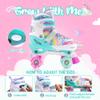 SULIFEEL Rainbow Unicorn 4 Size Adjustable Roller Skates for Girls Boys for Kids Ages 3-5 5-8 6-12 Children Skates Indoor Outdoor view 2