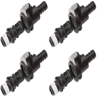 attwood 8838US6 Universal Male and Female Sprayless Connector with Thread Sealant (Fur k)