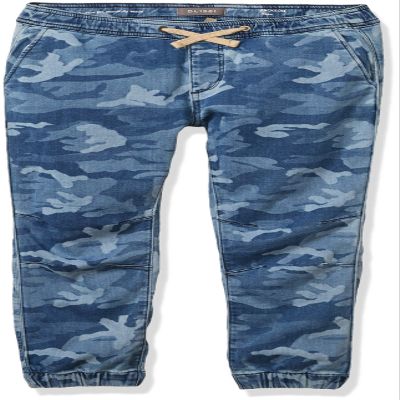 DL1961 Big Kid Jackson Stretch Knit Jogger, Cryptic Blue, 18