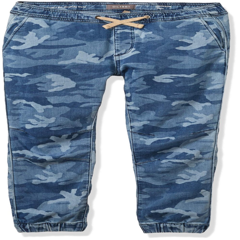 DL1961 Big Kid Jackson Stretch Knit Jogger, Cryptic Blue, 18