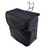 Bike Basket Canvas Square Shape Front Handlebar Bicycle Lift Off with Holder Lid for Bile Accessories (Black) view 1