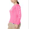 Huk Womens Icon X Long Sleeve Shirt | Long-Sleeve Performance Shirt with UPF 30+ Sun Protection, Hot Pink, Medium view 2