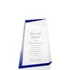 Baudville Engraved Trophy - Medium Acrylic Glacier Trophy with Blue and Water Droplet Design - Personalized Engraving Up to Three Lines and Pre-Written Verse Selection view 1