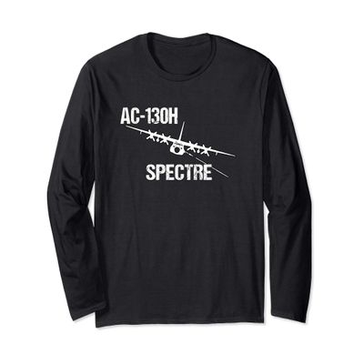 AC-130H Spectre Gunship Air Force Pilot- Funny Aviation Long Sleeve T-Shirt