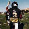 Battle Shall Not Pass Chrome Football Back Plate - Adult view 3