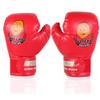 Boxing Gloves, 3 Colors PU Child Boxing Fighting Gloves for Muay Thai Sparring Punching Boxing Kickboxing Grappling Sandbag Training(Red)