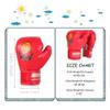 Boxing Gloves, 3 Colors PU Child Boxing Fighting Gloves for Muay Thai Sparring Punching Boxing Kickboxing Grappling Sandbag Training(Red) view 3
