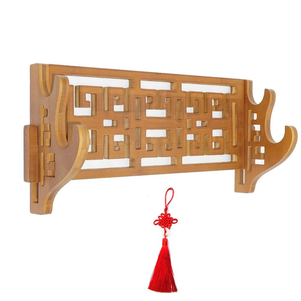 SOFIALXC Sword Stand Katana Holder Samurai Rack Wall Mount Display Holder,2layersofhollow