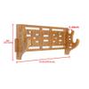 SOFIALXC Sword Stand Katana Holder Samurai Rack Wall Mount Display Holder,2layersofhollow view 2