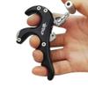 SHARROW Archery 4 Finger Bow Release Aid Release Thumb Trigger Aluminum Alloy Compound Bow Release Grip Trigger Thumb with Caliper (Black) view 1