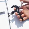 SHARROW Archery 4 Finger Bow Release Aid Release Thumb Trigger Aluminum Alloy Compound Bow Release Grip Trigger Thumb with Caliper (Black) view 2