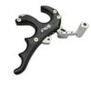 SHARROW Archery 4 Finger Bow Release Aid Release Thumb Trigger Aluminum Alloy Compound Bow Release Grip Trigger Thumb with Caliper (Black) view 3