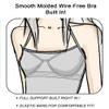 Alessandra B Wire-Free Molded Cup Tank Top Style M8812 (White, Large) view 3