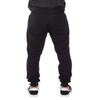 Shaka Wear Mens Joggers Sweatpants - Medium Heavy Cotton Fleece Slim Fit Full Length Casual Pants Sports Workout FJP02 Black,S view 3