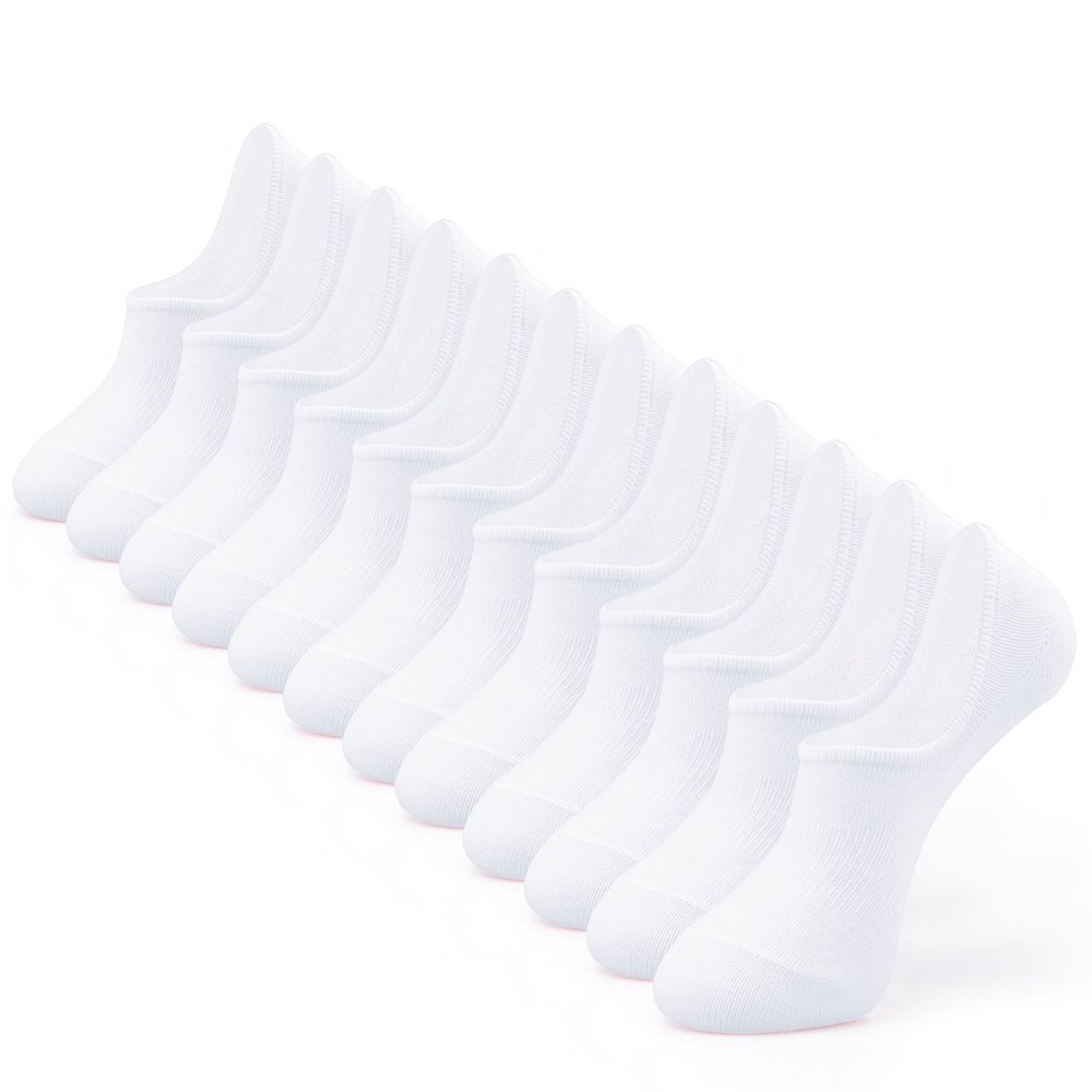 IDEGG No Show Socks Women & Men Low Cut Ankle Short Anti-slid Athletic Running Casual Invisible Liner Socks