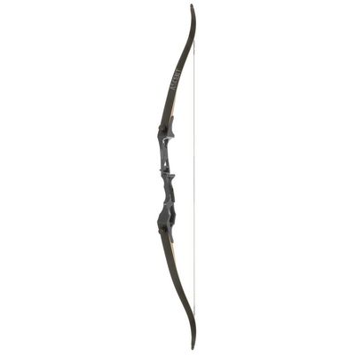 October Mountain Ascent Recurve Bow 58" (Black, Right Hand, 20, Pounds)