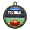 Custom Engraved 2-1/2 inch Metal Football Award Medals with Gold Finish and Attached 2 Inch Full Color Sport Insert. EG120 (Pack of 10) view 2