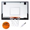 Franklin Sports Over The Door Mini Basketball Hoop - Extra Large Pro Hoops Indoor Kids Hoop with Mini Basketball - Slam Dunk Approved 25" Backboard - Kids Bedroom + Office Mini Hoop + Ball - XL view 1