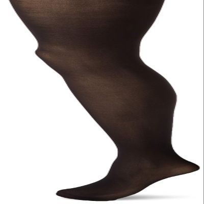 HUE womens Opaque With Control Top 2 Pack Tights, Black, 5 US