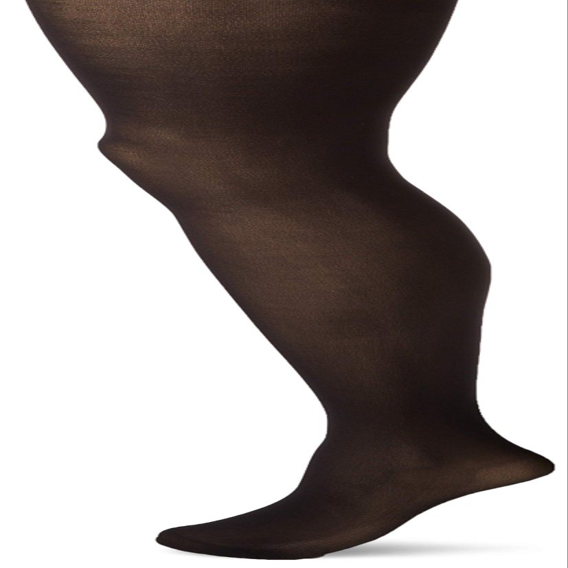 HUE womens Opaque With Control Top 2 Pack Tights, Black, 5 US