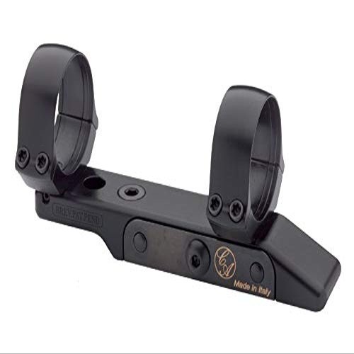 Contessa Simple Black Fixed Mount with Rings  30 mm - H 3 mm
