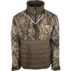 Drake Waterfowl Men's LST Guardian Flex Double Down Waterproof Windproof Insulated 1/4 Zip Eqwader Jacket, Realtree Timber, 2X-Large view 3